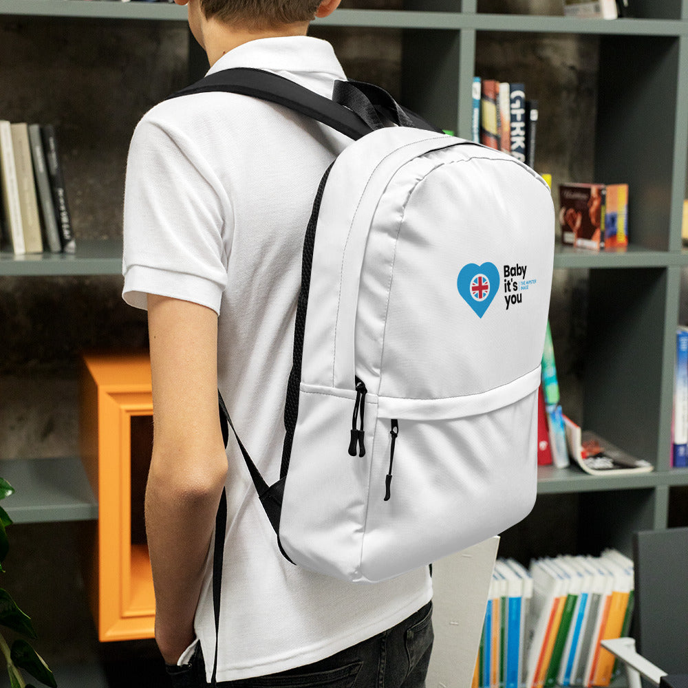 diamond x jansport right pack Pre-owned JanSport Blue, White & Black Diamond Backpack